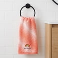 thumbnail image 2 of Unique Bargains 2 Pcs Rainbow Cotton Soft Absorbent Hand Towels Red 28" x 13", 2 of 8