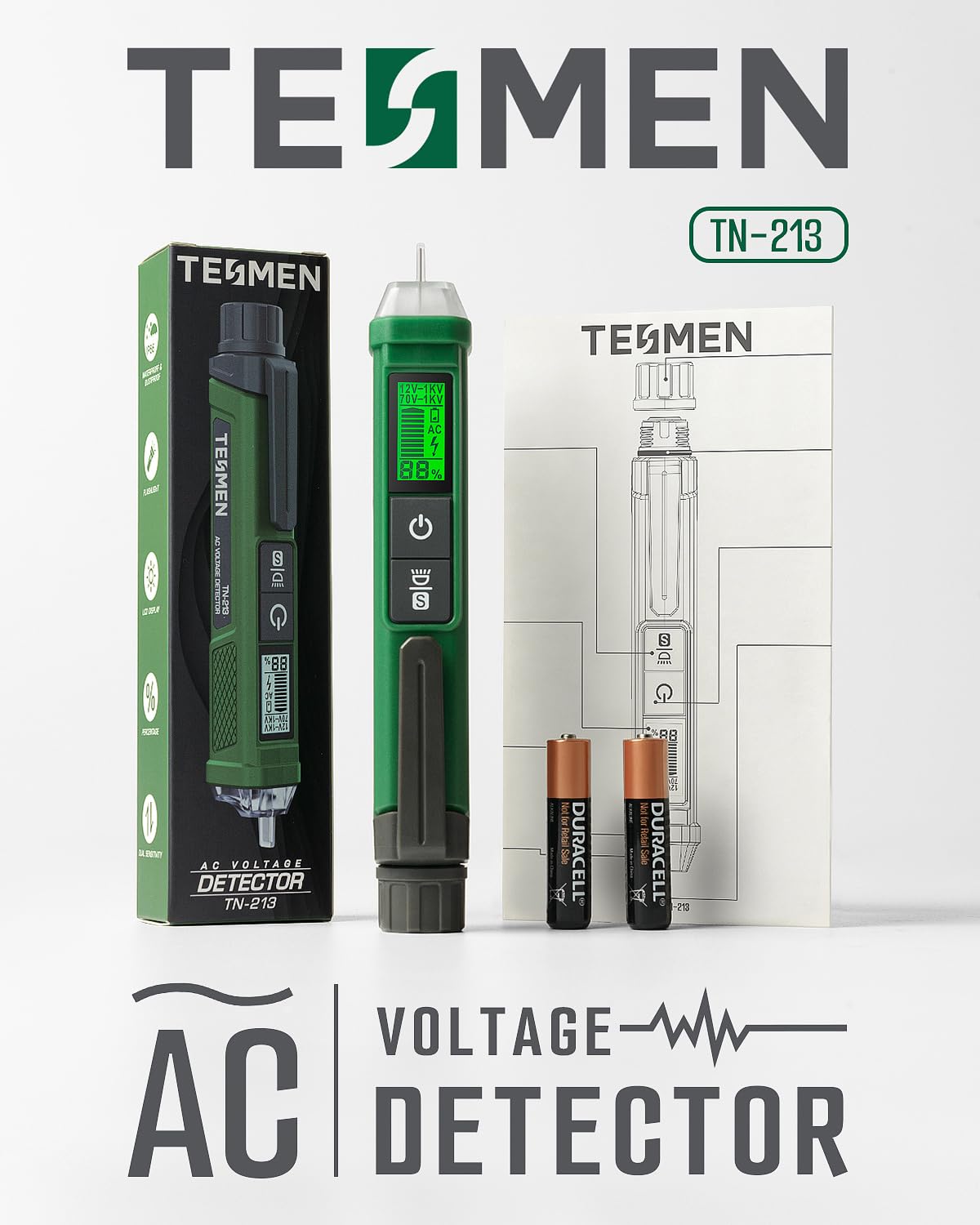 Tesmen TN-213 Non-Contact Voltage Tester Pen photo 8