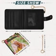 thumbnail image 3 of Small Wallet For Women Bifold Leather Pocket Coin Credit Card Holder With RFID Blocking Lies on The Blanket, 3 of 6