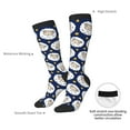 thumbnail image 4 of Rateoe Cute Sheep With Star Pattern Women’s Knee High Crew Socks,Trouser Socks Comfortable, Breathable, Moisture-Wicking and Soft, 4 of 6