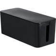 thumbnail image 2 of HUGFEGWE 12 Inch/10 Inch Cable Management Box Large Plastic Cord Organizer Box for Desk Portable Cable Box Organizer White Waterproof Extension Cord Box Hider Black S CJB91-133767, 2 of 8
