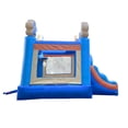thumbnail image 6 of Pogo Bounce House Crossover Bounce House with Slide, Blue Puppy Dog, 6 of 7