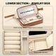 thumbnail image 4 of Joyero y bolsa de maquillaje Lumayina 2 en 1 con espejo blanco, 4 of 9