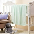 thumbnail image 6 of CREVENT 30''X40'' Cozy Fluffy Warm Fleece Infant Blanket for Girls & Boys Toddler Crib Cot Stroller -Avocado Green, 6 of 6