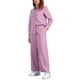 thumbnail image 4 of Conjunto de lino de 2 piezas para mujer INSPIRE CHIC, camisa de botones y pantalones de pierna ancha con cordón, atuendo casual XL rosa púrpura, 4 of 6