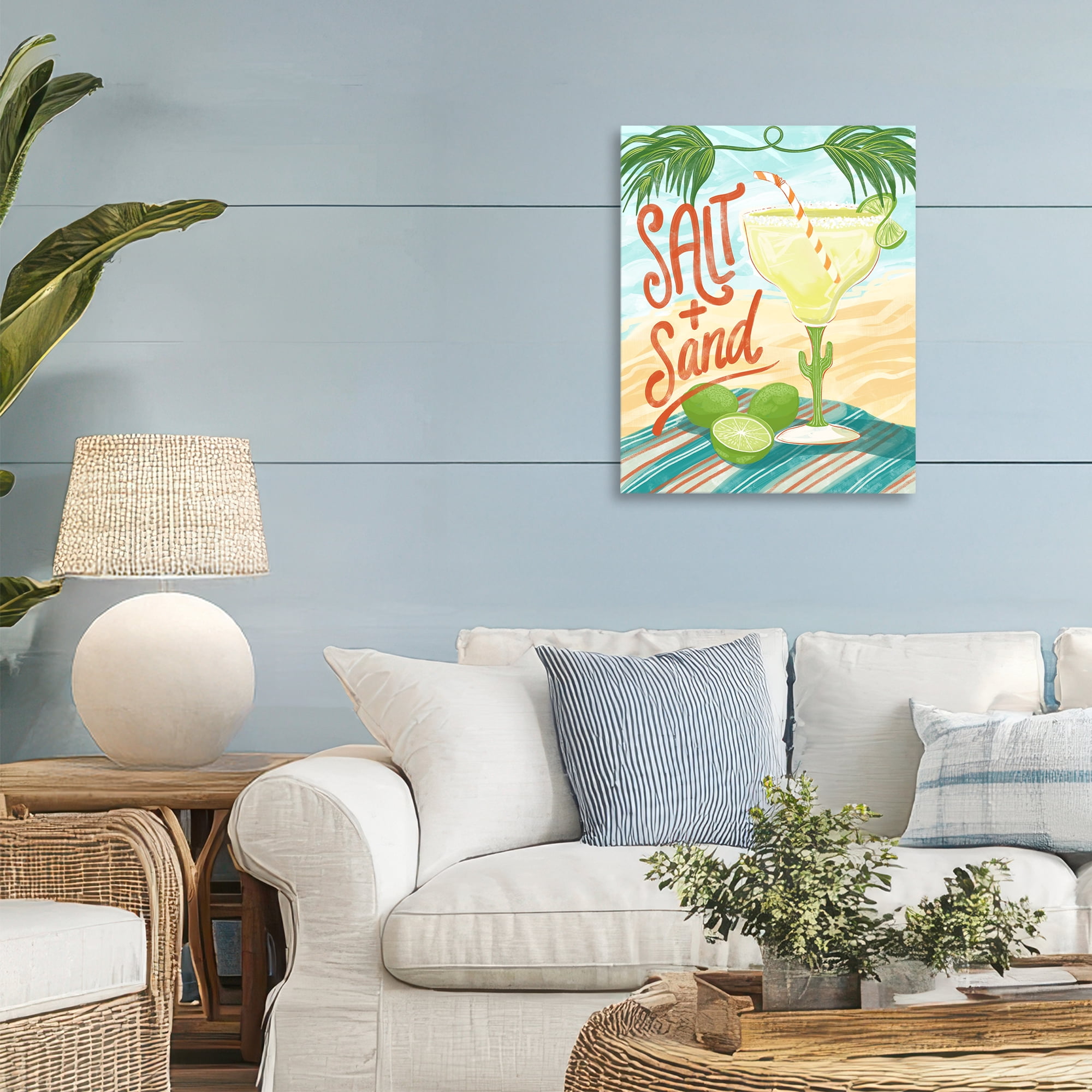Stupell Industries Salt & Sand Margarita Canvas Wall Art, design by Connie Summers