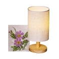 thumbnail image 1 of Lámparas Flores prensadas Lámpara de mesa Luz Cálida Casas de noche Cama Plantas Material Material de madera maciza Artículos para el hogar para el dormitorio 1 AweSitey HA011263-01, 1 of 7