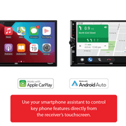 Dual Electronics 7 Touchscreen Car Stereo Receiver with Wired/Wireless Apple CarPlay & Android Auto – iDatalink Maestro Ready, Double DIN, Bluetooth, USB – DMCPA7MW (New)
