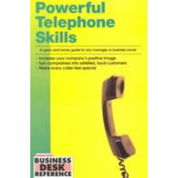 Pre-Owned Powerful Telephone Skills (Paperback) 1564141071 9781564141071