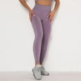 thumbnail image 5 of Tosmy Women's Yoga Pants Leggings Solid Color Strethcy Yoga Fitness Women's High Waist Yoga Pants Fashion, 5 of 7