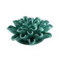 thumbnail image 3 of Wind & Weather Handcrafted Ceramic Flower Wall or Tabletop Sculpture - Teal, 3 of 3