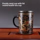 thumbnail image 3 of Bearachild Taza de té de arcilla morada con tapa, contenedores de bebidas para el hogar, taza de bebida de estilo chino Vintage redondeada, Cocina y Comedor Rojo, 3 of 6