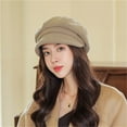 thumbnail image 2 of MEICHEN Beret Hat for Women, Women Newsboy Cap Visor Beret Hats Soft Panels Vintage Cabbie Hat Cap for Women, Fall Winter Fashion Accessories, 2 of 5