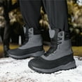 thumbnail image 6 of YOURDIARY Men's Insulated Waterproof Hiking Winter Snow Boots, 6 of 9