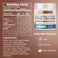 thumbnail image 3 of Original Functional Coffee Creamer w/ Coconut Milk Powder, MCT Oil & Lion’s Mane, Reishi, Chaga, Maitake, Turkey Tail, Cordyceps-Stress Relief, Immunity Boost, Vegan, Dairy Free 120g/4.23oz, 3 of 6