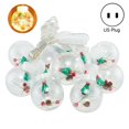 thumbnail image 2 of LED Curtain Light 8 Modes Adjustable High Brightness Santa Claus Christmas Tree Hanging Light Ball for Home, 2 of 8