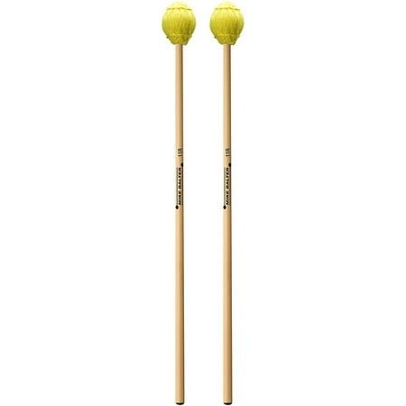 Mike Balter Ensemble Series Rattan Marimba Mallets 11 Yellow Yarn Hard