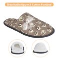 thumbnail image 3 of Fotbe Raccoon Pantuflas Peludas para Mujer con Estampado, Zapatillas de Peluche, Zapatos de Invierno para Casa, Uso Interior y Exterior-Large, 3 of 8