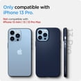 thumbnail image 2 of Funda Spigen Liquid Air para iPhone 13 Pro 2021, color azul marino, 2 of 7