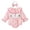 Pink, variant on THDHVS Toddler Outfits for Girls,Girls Romper,Girls Jumpsuit Long Sleeve Ruffle Collar Romper with Christmas Print for Toddler Girls Outfits Soft Cotton Newborn Clothes Pink 6-12 Months