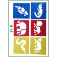 thumbnail image 4 of fastboy Children drawing Pattern with Different Shape Environmental PP Painting Stencil for School Project, 4 of 4