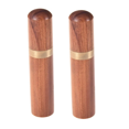thumbnail image 1 of Paquete de 2 palillos de dientes portátiles de madera, dispensador de palillos con bolsillos, estuche para agujas de agua, 100 palillos incluidos, 1 of 5