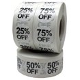 thumbnail image 2 of % Off Stickers Bulk Pack Labels 0.75 Inch 500 Per Roll 1,500 Total Labels for Stores, 2 of 2