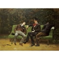 thumbnail image 3 of Layraud, Joseph Furtune 14x11 Black Modern Framed Museum Art Print Titled - The Morning After, 3 of 5