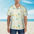 thumbnail image 4 of Fotbe Funny Chicken Hawaiian Shirt for Men Unisex Summer Beach Casual Short Sleeve Cotton Linen Button Down Shirts-X-Large, 4 of 9
