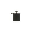 thumbnail image 3 of True Black Soft Touch Flask for Whiskey, Vodka, Rum, Party Gifts, 6oz Black, 3 of 3