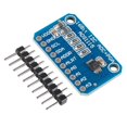 thumbnail image 3 of Aceirmc Ads1115 Convertidor Adc Pga Analógico A Digital De 16 Bits, 16 Bytes, 4 Canales I2C Iic Con Amplificador De Ganancia Programable, Placa De Desarrollo De Convertidor Adc De Alta Precisión Para, 3 of 5