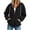 a01Black, variant on Yyeselk Womens Corduroy Hoodies Fall Fashion Outfits Long Sleeve Workout Sweatshirts Winter Half Zip Up Jackets Relaxed Fit Tops Clothes with Kangaroo Pocket Blue S