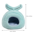 thumbnail image 2 of unbranded Refugio Azul De Para Hámster Cómodo Y Para De Mascotas, 2 of 8