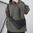 thumbnail image 3 of Anti Theft Men Close Fitting Chest Bag Leisure Leather Film Waterproof Triangle Bag Crossbody Wallet Sports Cycling Sling Bag, 3 of 10