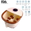 All in One Foot Spa Massage With Motorized Rolling Massage- One Button to Start & 4 Pro-set Program - Water Spray, Heating, Rolling Massage