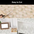 thumbnail image 3 of 11.8"×118.1" Green Daisy Shelf Liner, 350g - Durable Non-Slip Liner for Kitchen Cabinets, Waterproof Shelf, Drawers & Shelves, No Slip Cupboard Mats Non Adhesive EVA Place Mats Roll, 3 of 7