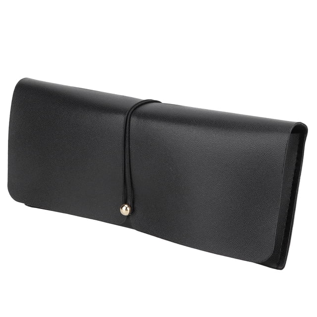 Estuche portátil para gafas, estuche para gafas de piel sintética, estuche sencillo para gafas, estuche para gafas ultrarresistente