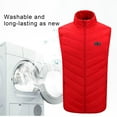 thumbnail image 6 of Gamivast Quilted Heated Vest for Men and Women 13 Heating Zones and 2 Control Sleeveless Stand Up Warm Jackets with Zipper Pockets Washable 3 Heating Level Coats no Power Bank, 6 of 6