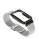 thumbnail image 4 of Correa de malla de acero inoxidable con funda protectora negra, accesorio de repuesto compatible con Mi Band 7 Pro, color plateado., 4 of 14
