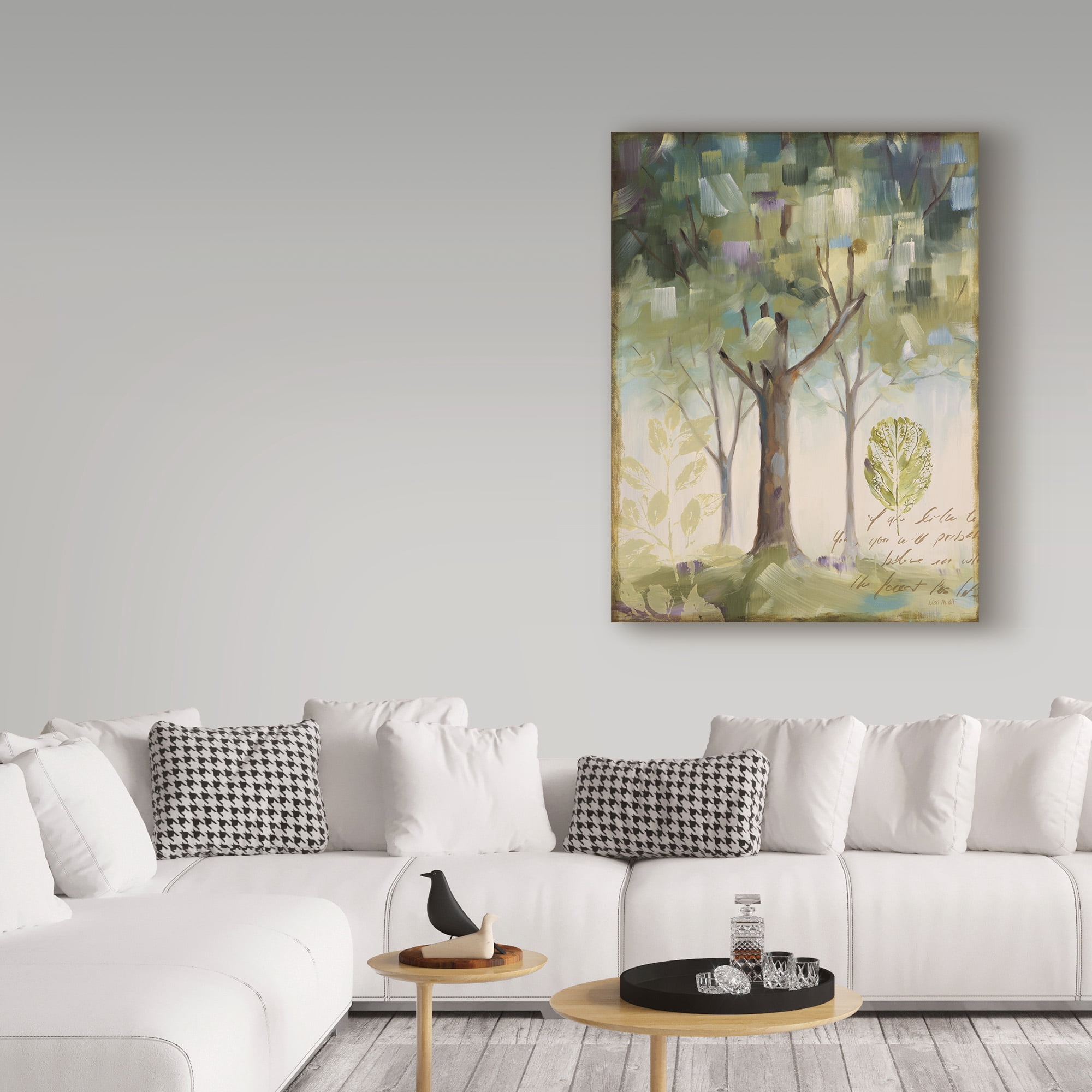 Trademark Fine Art 'Hopes and Greens III' Canvas Art by Lisa Audit