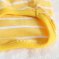 thumbnail image 4 of Puppy Striped Egg Vest Cute Skin Friendly Breathable Round Neck Dog Costumes for Spring Summer Yellow M, 4 of 6