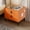 Orange, variant on Smart Nightstand with Charging Station, Adjustable LED, Bluetooth Speaker, USB Ports, Fingerprint Lock, Bed Side Tables Bedroom Nightstand with Drawers for Bedroom (White, 2-Drawer)