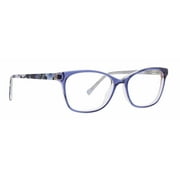 Vera Bradley MARLO PLUM PANSIES 52mm New Eyeglasses