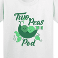 thumbnail image 4 of Inktastic Two Peas in a Pod with Faces Youth T-Shirt, 4 of 5