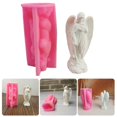 thumbnail image 2 of Winged Girl Statue Silicone Candle Molds for Candle Soap Gypsum Decoration Fondant Silicone Molds for Chocolate Candy, 2 of 4