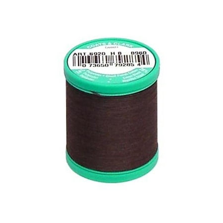 UPC: 0073650792854 | Coats Dual Duty Plus Button & Carpet Thread 50yd-Chona Brown