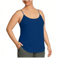 thumbnail image 4 of BXINGOHAI Womens Plus Size Tank Tops Summer Sleeveless Basic Cami Top Shirt Casual Blue 5XL, 4 of 6