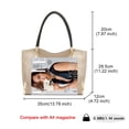 thumbnail image 3 of FOXLOVER Bolsos Tote de Gran Capacidad para Mujer, Bolsos con Asa Superior para Mujer Bolsos de Hombro de Moda Monederos Diseño Minimalista, 3 of 5