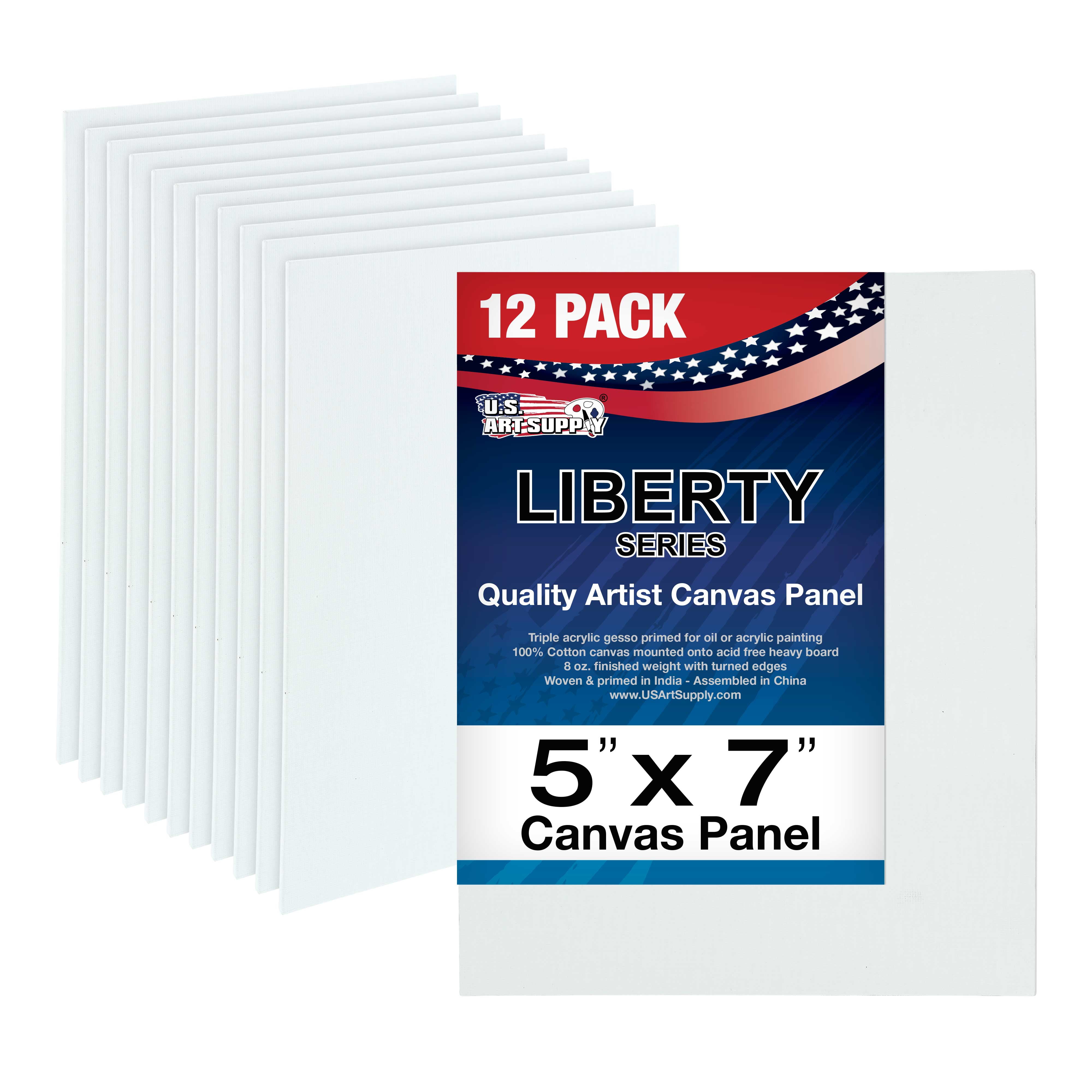 URATOT 12 Pieces Canvas Panels Artist Blank Canvas Assorted Size Art Canvas Blank Artist Blank Canvas Frame Multi Panel Canvas Boards Creative Blank Painting Panels for Painting 