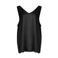 thumbnail image 5 of Tank Tops for Women Women's Vest Sleeveless Shirts for Women V Neck Tees Blouses Casual Basic Tops Pullover Tank Top Kagetolytai Black 3X, 5 of 5